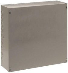 Cooper B-Line - Steel Junction Box Enclosure Screw Flat Cover - NEMA 1, 30" Wide x 30" High x 8" Deep - Best Tool & Supply