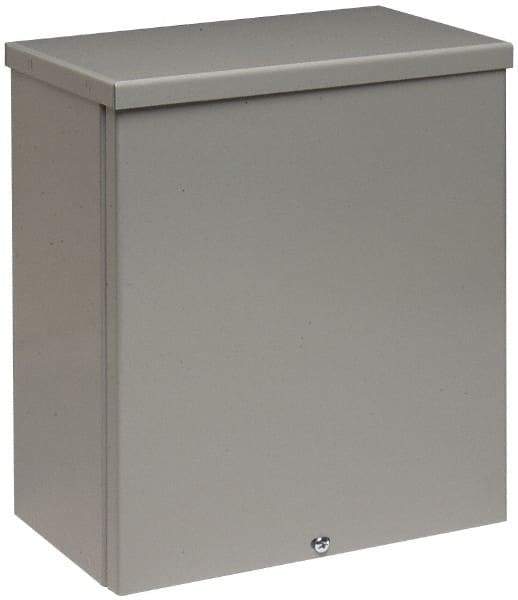 Cooper B-Line - Steel Junction Box Enclosure Screw Flat Cover - NEMA 3R, 10" Wide x 12" High x 6" Deep, Rainproof - Best Tool & Supply