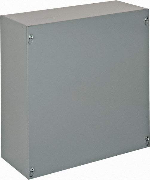 Cooper B-Line - Steel Junction Box Enclosure Screw Flat Cover - NEMA 1, 15" Wide x 15" High x 6" Deep - Best Tool & Supply