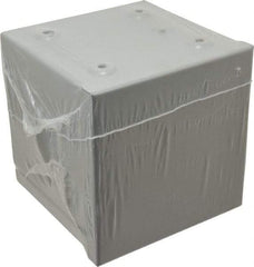 Cooper B-Line - Steel Junction Box Enclosure Screw Flat Cover - NEMA 3R, 6" Wide x 6" High x 6" Deep, Rainproof - Best Tool & Supply