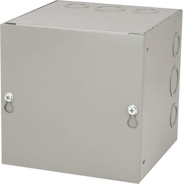 Cooper B-Line - Steel Junction Box Enclosure Screw Flat Cover - NEMA 1, 6" Wide x 6" High x 6" Deep - Best Tool & Supply