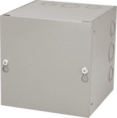 Cooper B-Line - Steel Junction Box Enclosure Screw Flat Cover - NEMA 1, 6" Wide x 6" High x 6" Deep - Best Tool & Supply