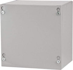 Cooper B-Line - Steel Junction Box Enclosure Screw Flat Cover - NEMA 1, 8" Wide x 8" High x 6" Deep - Best Tool & Supply