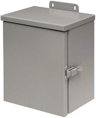 Cooper B-Line - Steel Junction Box Enclosure Hinge Flat Cover - NEMA 3R, 16" Wide x 20" High x 6" Deep, Rainproof - Best Tool & Supply