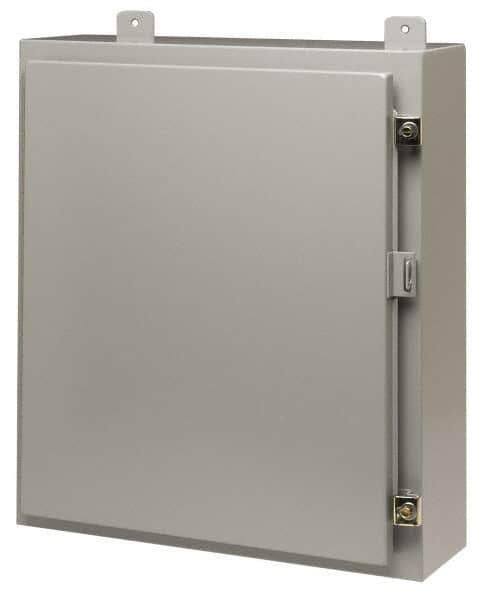 Cooper B-Line - Steel Standard Enclosure Hinge Flat Cover - NEMA 12, 13, 30" Wide x 36" High x 12" Deep - Best Tool & Supply