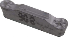 Iscar - 318159GRIP Y Grade IC908, 3.18mm Cutting Width Carbide Grooving Insert - 1.5mm Max Depth of Cut, Neutral, TiAlN Finish - Best Tool & Supply