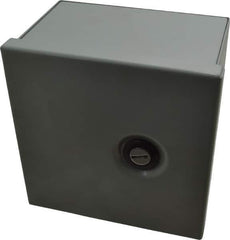 Cooper B-Line - Steel Standard Enclosure Hinge Flat Cover - NEMA 1, 6" Wide x 6" High x 4" Deep - Best Tool & Supply