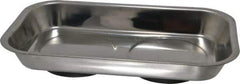 Eclipse - 9-1/2" Long x 5-9/16" Wide Magnetic Tray - Stainless Steel with Rubber-Coated Ferrite - Best Tool & Supply