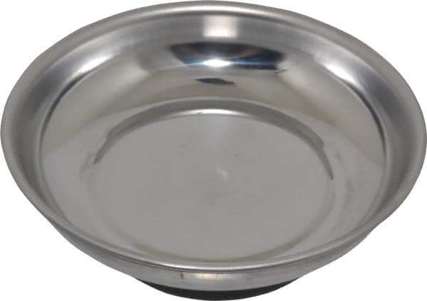 Eclipse - 4-5/16" Wide Magnetic Tray - Stainless Steel with Rubber-Coated Ferrite - Best Tool & Supply