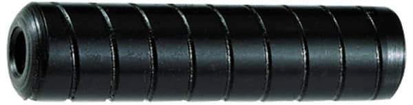 Holo-Krome - 5/8" Diam x 1-1/2" Pin Length 4000 Alloy Steel Pull Out Dowel Pin - Black Luster Finish, C 47-58 & C 60 (Surface) Hardness, 1 Beveled & 1 Threaded End - Best Tool & Supply