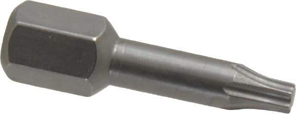 Wera - 1/4" Drive T10 Torx Screwdriver Bit - 1" OAL, Insert Bit - Best Tool & Supply