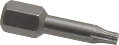 Wera - 1/4" Drive T10 Torx Screwdriver Bit - 1" OAL, Insert Bit - Best Tool & Supply