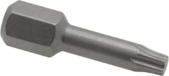 Wera - 1/4" Drive T15 Torx Screwdriver Bit - 1" OAL, Insert Bit - Best Tool & Supply