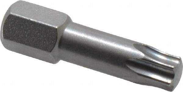 Wera - 1/4" Drive T27 Torx Screwdriver Bit - 1" OAL, Insert Bit - Best Tool & Supply