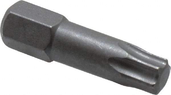 Wera - 1/4" Drive T30 Torx Screwdriver Bit - 1" OAL, Insert Bit - Best Tool & Supply