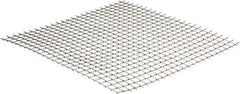 Value Collection - 16 Gage, 0.063 Inch Wire Diameter, 2 x 2 Mesh per Linear Inch, Stainless Steel, Welded Fabric Wire Cloth - 0.437 Inch Opening Width, 12 Inch Wide x 12 Inch Stock Length - Best Tool & Supply