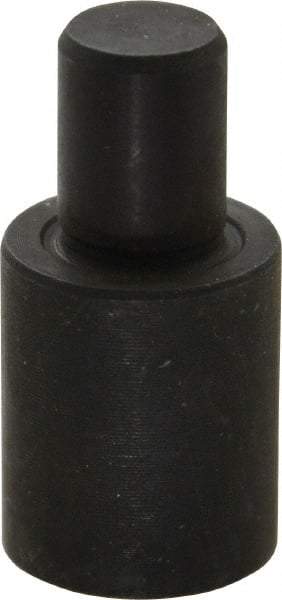 Gibraltar - 1-1/4" OAL, 3/4" Head Height, 5/8" OD, Hardened Steel, Ground, Press Fit Rest Button - Black Oxide Coating, 3/8" Pin Diam, 1/2" Long Pin - Best Tool & Supply