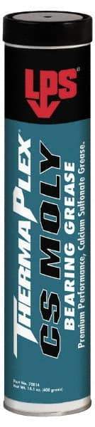 LPS - 14.1 oz Cartridge Calcium Extreme Pressure Grease - Gray/Black, Extreme Pressure, Food Grade & High Temperature, 425°F Max Temp, NLGIG 2, - Best Tool & Supply