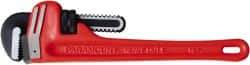 Paramount - 10" Cast Iron Straight Pipe Wrench - 1-1/2" Pipe Capacity - Best Tool & Supply