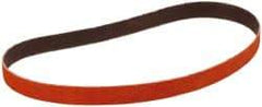 3M - 3/4" Wide x 18" OAL, 60 Grit, Ceramic Abrasive Belt - Ceramic, Medium, Coated, YF Weighted Cloth Backing, Wet/Dry, Series 984F - Best Tool & Supply