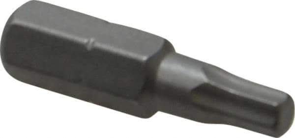 Wera - 9/64" Hex Screwdriver Bit - 1/4" Drive, 1" OAL - Best Tool & Supply