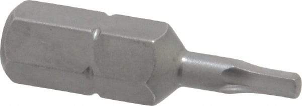 Wera - 5/64" Hex Screwdriver Bit - 1/4" Drive, 1" OAL - Best Tool & Supply