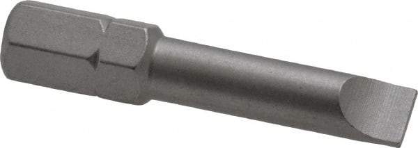 Wera - 1/4" x 0.042" Blade, 5/16" Drive Slotted Screwdriver Bit - 1-17/32" OAL - Best Tool & Supply