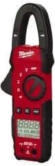 Milwaukee Tool - 2235-20, CAT III, Digital True RMS Clamp Meter with 1" Clamp On Jaws - 600 VAC/VDC, 400 AC/DC Amps, Measures Voltage, Continuity, Current, Resistance - Best Tool & Supply