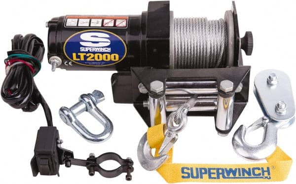 Superwinch - 2,000 Lb Capacity, 50' Cable Length, ATV Winch - Best Tool & Supply