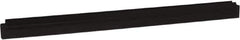 Vikan - 24" Rubber Blade Squeegee Refill - Double Edge, Black, Plastic Holder - Best Tool & Supply