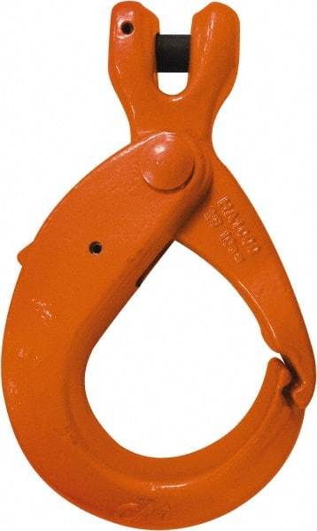 CM - 3/8 Inch Chain Diameter, Grade 100 Clevis Hook - 8,800 Lbs. Load Capacity, 0.47 Inch Inside Diameter, 0.51 Inch Pin Diameter, 2.27 Inch Hook Throat, 6.92 Inch Overall Length, 4.76 Inch Hook Width - Best Tool & Supply