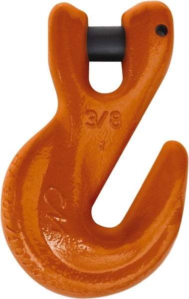 CM - 1/2 Inch Chain Diameter, Grade 100 Clevis Hook - 15,000 Lbs. Load Capacity, 0.65 Inch Inside Diameter, 0.63 Inch Pin Diameter, 0.65 Inch Hook Throat, 5.27 Inch Overall Length, 3.32 Inch Hook Width - Best Tool & Supply