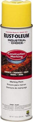 Rust-Oleum - 15 fl oz Yellow Marking Paint - Water-Based Formula - Best Tool & Supply