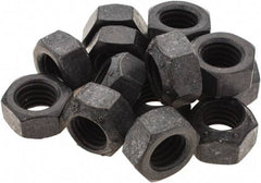 Made in USA - 1/2-13 UNC Grade L9 Hex Lock Nut with Distorted Thread - 3/4" Width Across Flats, Uncoated with Wax Finish - Best Tool & Supply