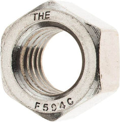 Value Collection - 5/8-11 UNC Stainless Steel Right Hand Hex Nut - 15/16" Across Flats, 35/64" High, Uncoated - Best Tool & Supply