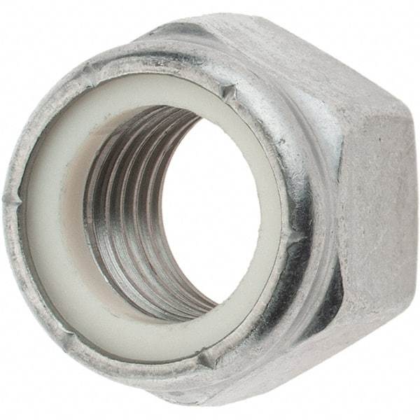 Value Collection - 3/4-10 UNC 18-8 Hex Lock Nut with Nylon Insert - 57/64" High - Best Tool & Supply