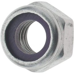 Value Collection - 5/16-18 UNC 18-8 Hex Lock Nut with Nylon Insert - 1/2" Width Across Flats, 23/64" High - Best Tool & Supply