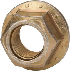Made in USA - 5/16-18 Grade 8 Steel Hex Flange Lock Nut - Best Tool & Supply
