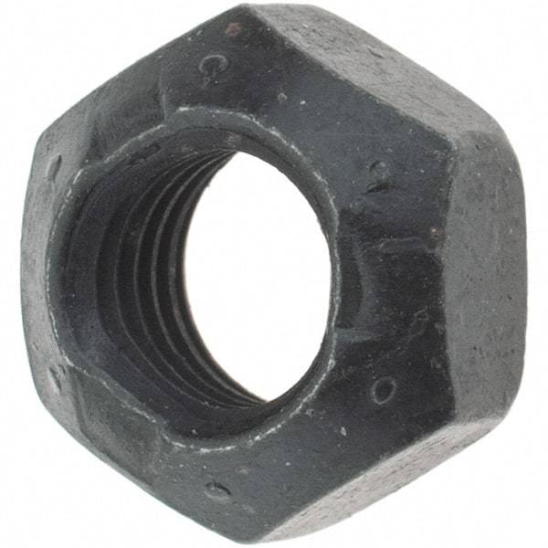 Made in USA - 5/16-24 UNF Grade L9 Hex Lock Nut with Distorted Thread - 1/2" Width Across Flats, 17/64" High, Uncoated with Wax Finish - Best Tool & Supply