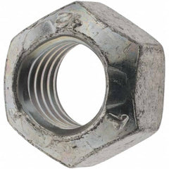 Made in USA - M12x1.75 Metric Coarse Grade 12 Hex Lock Nut with Distorted Thread - Best Tool & Supply