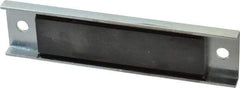 Eclipse - 28 Max Pull Force Lb, 5-1/2" Long x 1-3/8" Wide x 3/8" Thick, Rectangular Channel, Ceramic Fixture Magnet - 212°F Max Operating Temp, 0.01" Mounting Hole Diam, Stainless Steel Housing - Best Tool & Supply