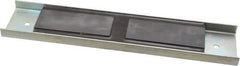 Eclipse - 60 Max Pull Force Lb, 12" Long x 2-1/2" Wide x 5/8" Thick, Rectangular Channel, Ceramic Fixture Magnet - 212°F Max Operating Temp, 0.01" Mounting Hole Diam, Stainless Steel Housing - Best Tool & Supply