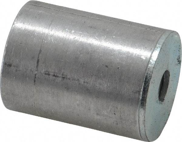 Mag-Mate - 1/4-2 Thread, 1" Diam, 1-5/16" High, 43 Lb Average Pull Force, Neodymium Rare Earth Pot Magnet - 5/16" Tapped Hole Depth, Aluminum Insulated - Best Tool & Supply