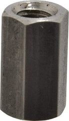 Made in USA - 5/16-24 UNF, 7/8" OAL Stainless Steel Standard Coupling Nut - 1/2" Width Across Flats - Best Tool & Supply