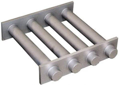 Mag-Mate - 8 Inch Long Square Grate Separator - Rare Earth Magnet, Diverter, 4 Tubes - Best Tool & Supply