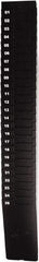 Lathem Time - 33-1/2" High x 4-1/2" Wide 25 Pocket Adjustable Time Card Rack - Black, Use with Time Cards - Best Tool & Supply