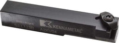 Kennametal - External Thread, Left Hand Cut, 19.05mm Shank Width x 19.05mm Shank Height Indexable Threading Toolholder - 114.3mm OAL, N.3R Insert Compatibility, NE Toolholder, Series Top Notch - Best Tool & Supply