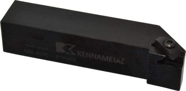 Kennametal - External Thread, Left Hand Cut, 31.75mm Shank Width x 31.75mm Shank Height Indexable Threading Toolholder - 152.4mm OAL, N.3L Insert Compatibility, NS Toolholder, Series Top Notch - Best Tool & Supply