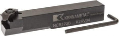 Kennametal - External Thread, Right Hand Cut, 19.05mm Shank Width x 19.05mm Shank Height Indexable Threading Toolholder - 114.3mm OAL, N.3L Insert Compatibility, NE Toolholder, Series Top Notch - Best Tool & Supply