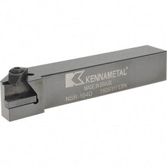 Kennametal - External Thread, Right Hand Cut, 25.4mm Shank Width x 25.4mm Shank Height Indexable Threading Toolholder - 152.4mm OAL, N.4R Insert Compatibility, NS Toolholder, Series Top Notch - Best Tool & Supply